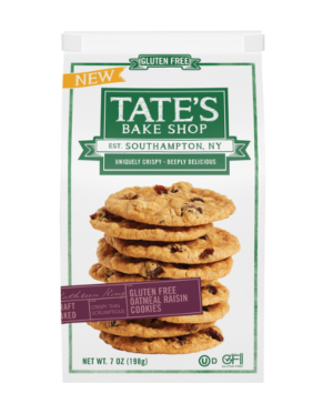 Tate's Bake Shop Gluten Free Oatmeal Raisin Cookies 7oz 6ct